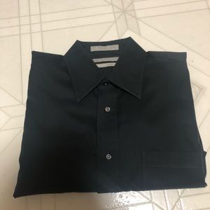 Nordstrom Traditional Fit Black Dress Shirt